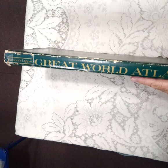 Reader's Digest Great World Atlas Third Printing 1969 2nd Ed  w/  Dust Cover - Picture 7 of 16